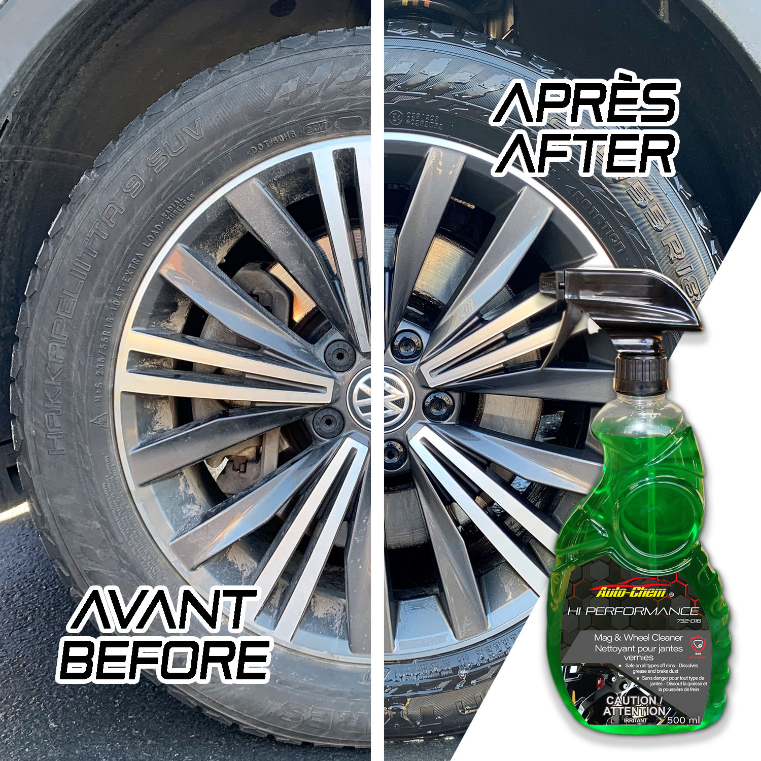 HI PERFORMANCE – CLEAR COATED WHEEL CLEANER
