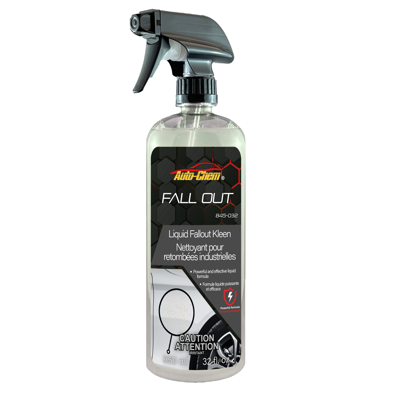 FALL OUT – NETTOYANT LIQUIDE POUR RETOMBÉES INDUSTRIELLES